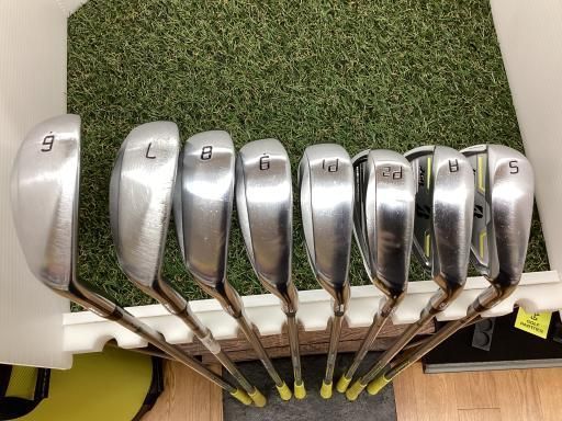 【中古】 ブリヂストン BRIDGESTONE JGR HYBRID FORGED 9S アイアンセット IR Air Speeder J J16-12I (フレックスその他) メンズ 男性用 右利き 右用 Cランク ゴルフクラブ