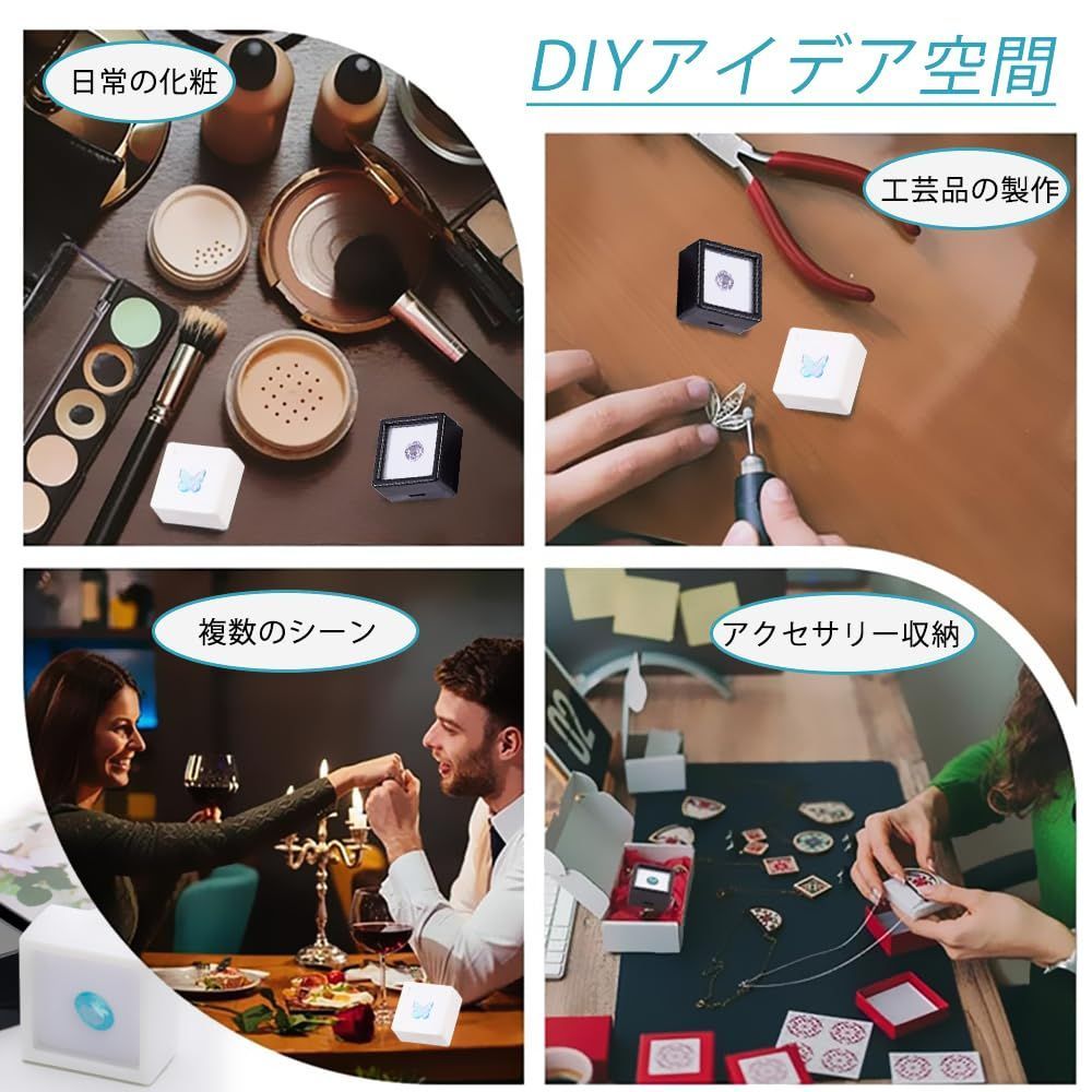 DIY 小型展示ケース スポンジ固定 コレクション 石 天然石