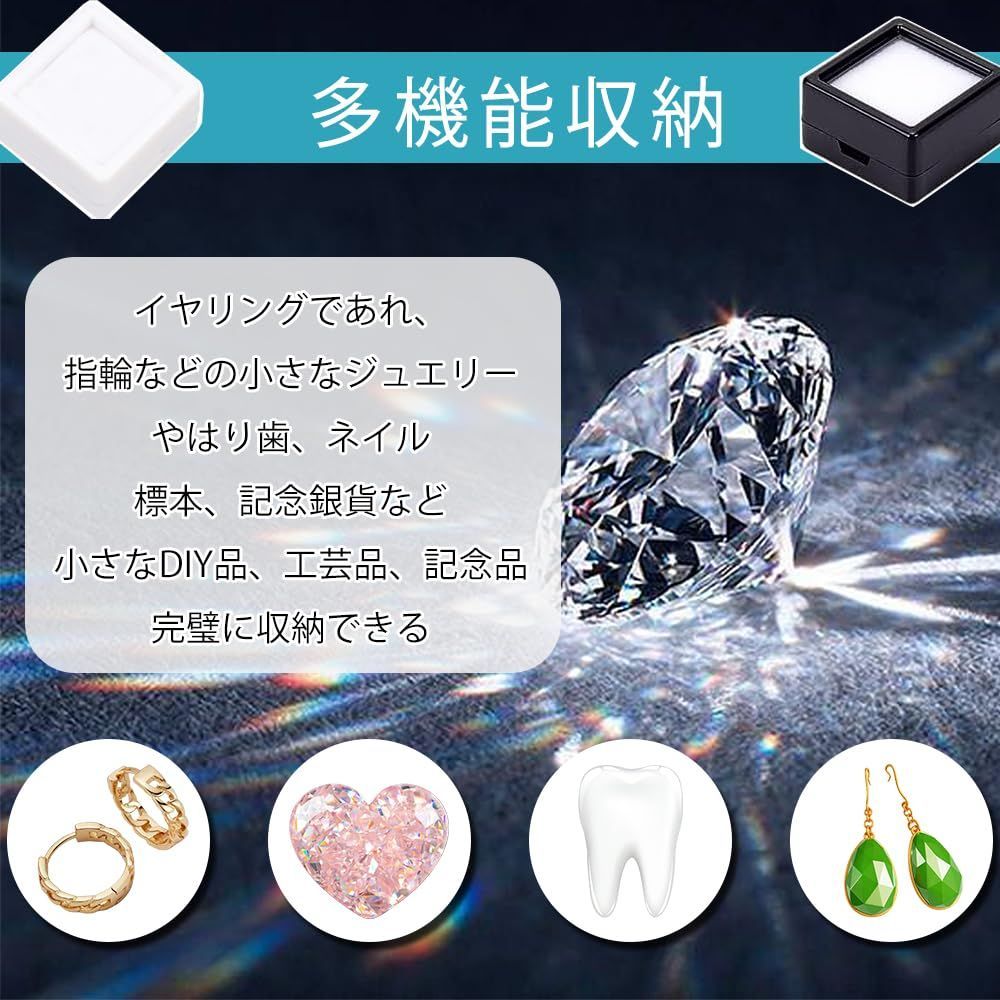 DIY 小型展示ケース スポンジ固定 コレクション 石 天然石