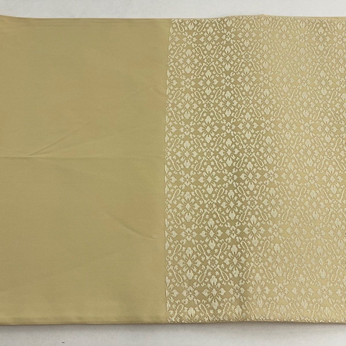 美品】 袋帯 逸品 山口美術織物 落款 関西仕立て 葡萄鏡文 浮線綾文