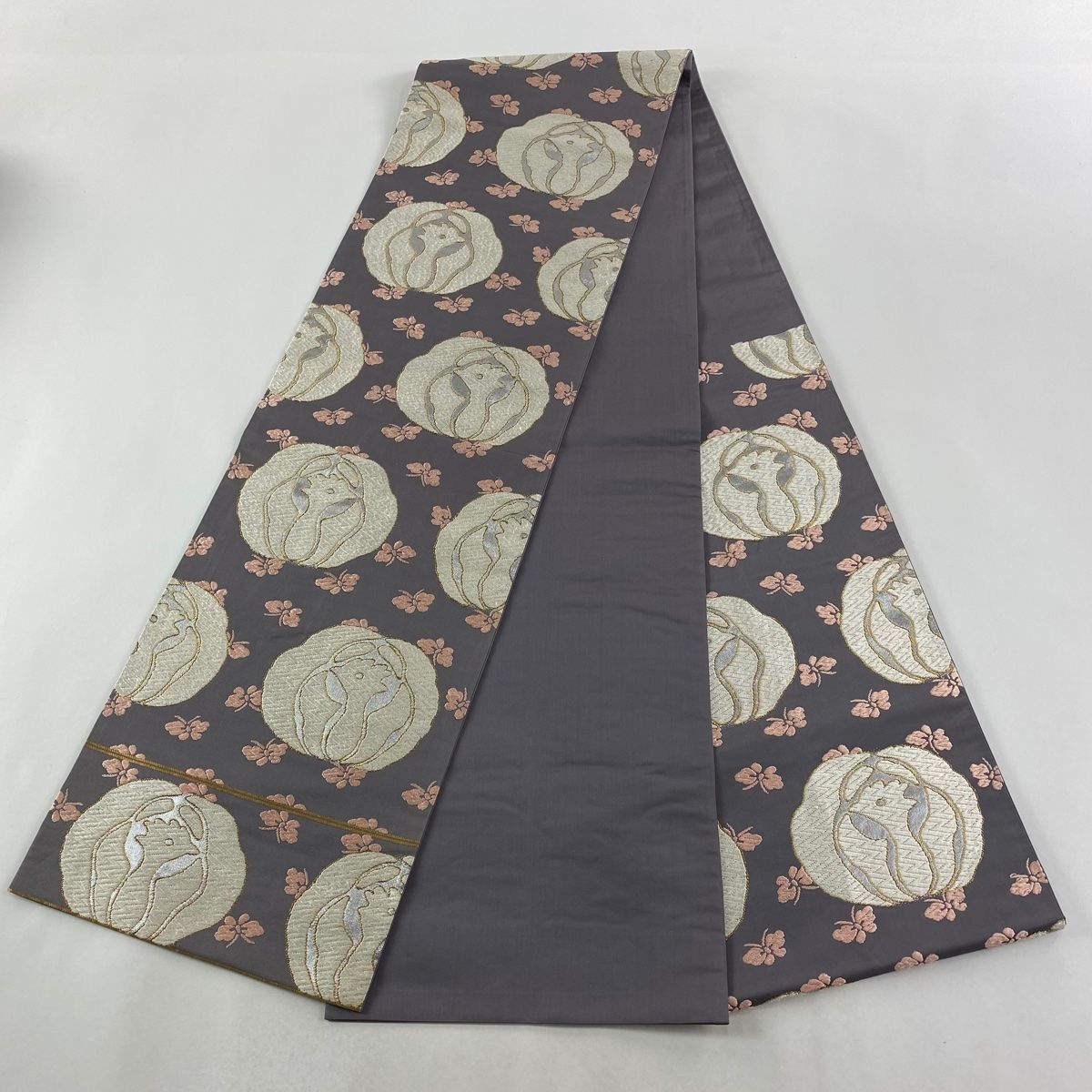 O0704 美品 逸品 豪華 唐織 河合美術織物 正絹 袋帯 O0704 美品 逸品 豪華 唐織 河合美術織物 正絹 袋帯