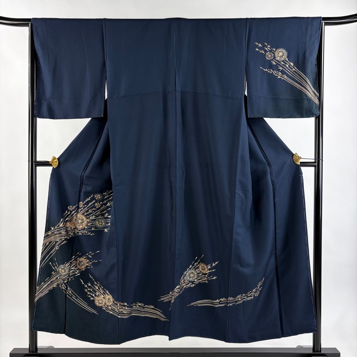 訪問着 正絹 青野遊樹作 身丈154.5cm 裄丈62.5cm 付下 中古 リサイクル