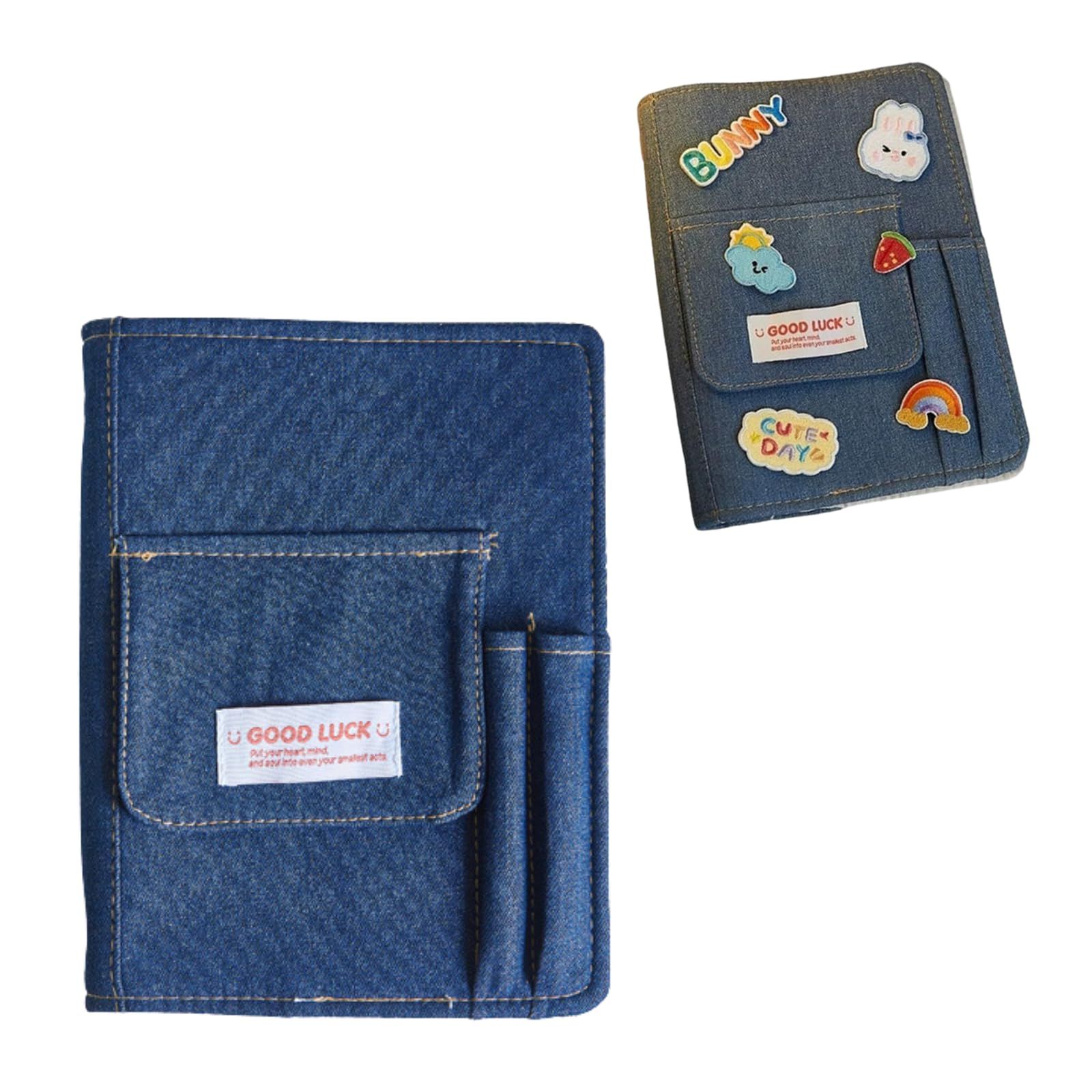 シール帳 デニム a5 チェキ帳 バインダー トレカ ケース 推し活 カード