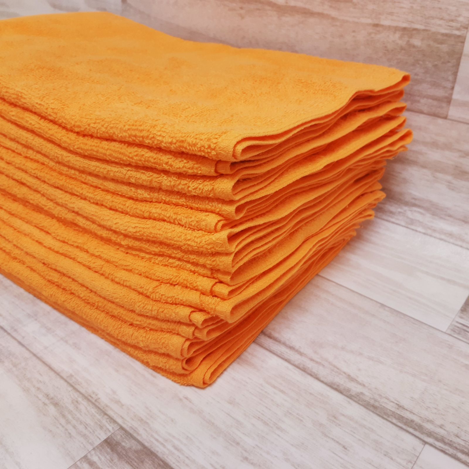 〈泉州タオル〉800匁オレンジバスタオルセット50枚組 タオル新品 まとめ売り 業務用バスタオル800匁オレンジ50枚 、240匁オレンジフェイスタオル50