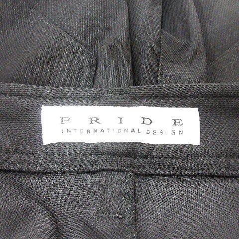 プライドインターナショナルデザイン PRIDE クロップドパンツ 38 M 黒