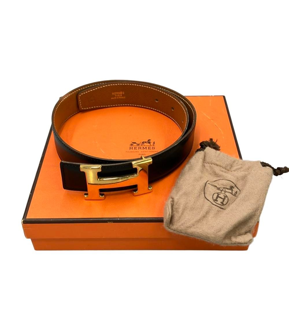 エルメス ベルト ⚪︎X刻印 ゴールド金具 Hバックル コンスタンス