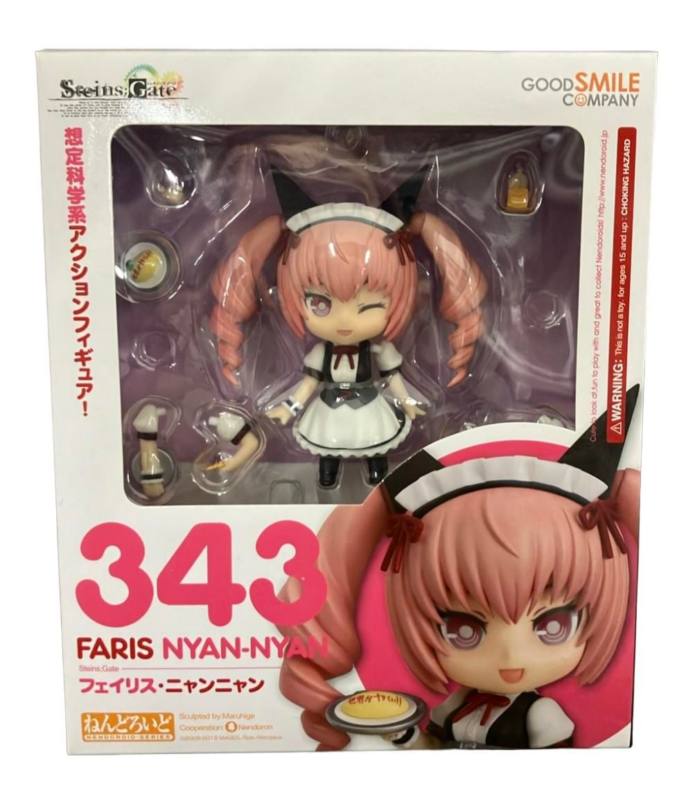 フェイリス・ニャンニャン ねんどろいど 343 シュタインズ・ゲート フィギュア 美品 グッドスマイルカンパニー シュタインズ・ゲート ねんどろいど
