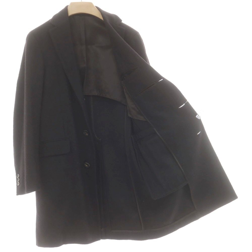 中古】ボリオリ BOGLIOLI ウールアルパカポリエステル チェスター