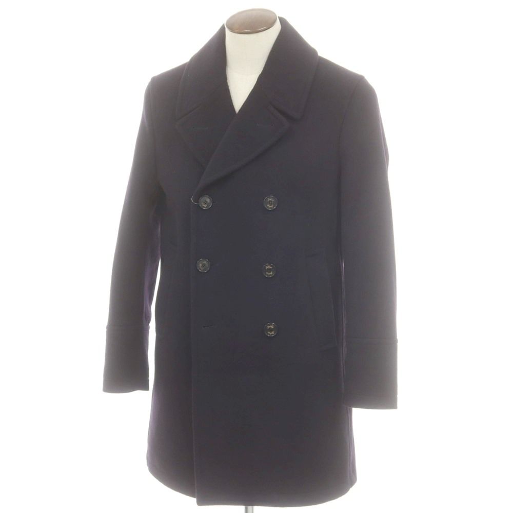 中古】シーラップ Sealup GENOVA ウールカシミヤ ピーコート ダーク