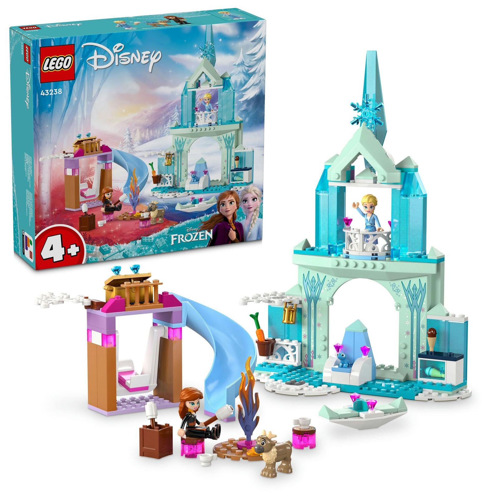  レゴ(LEGO) ディズニープリンセス エルサの氷のおしろ おもちゃ 玩具 誕生日 プレゼント ブロック 知育 男の子 女の子 子供 4歳 5歳 6歳 アナと雪の女王 ディズニー グッズ 43238 その他