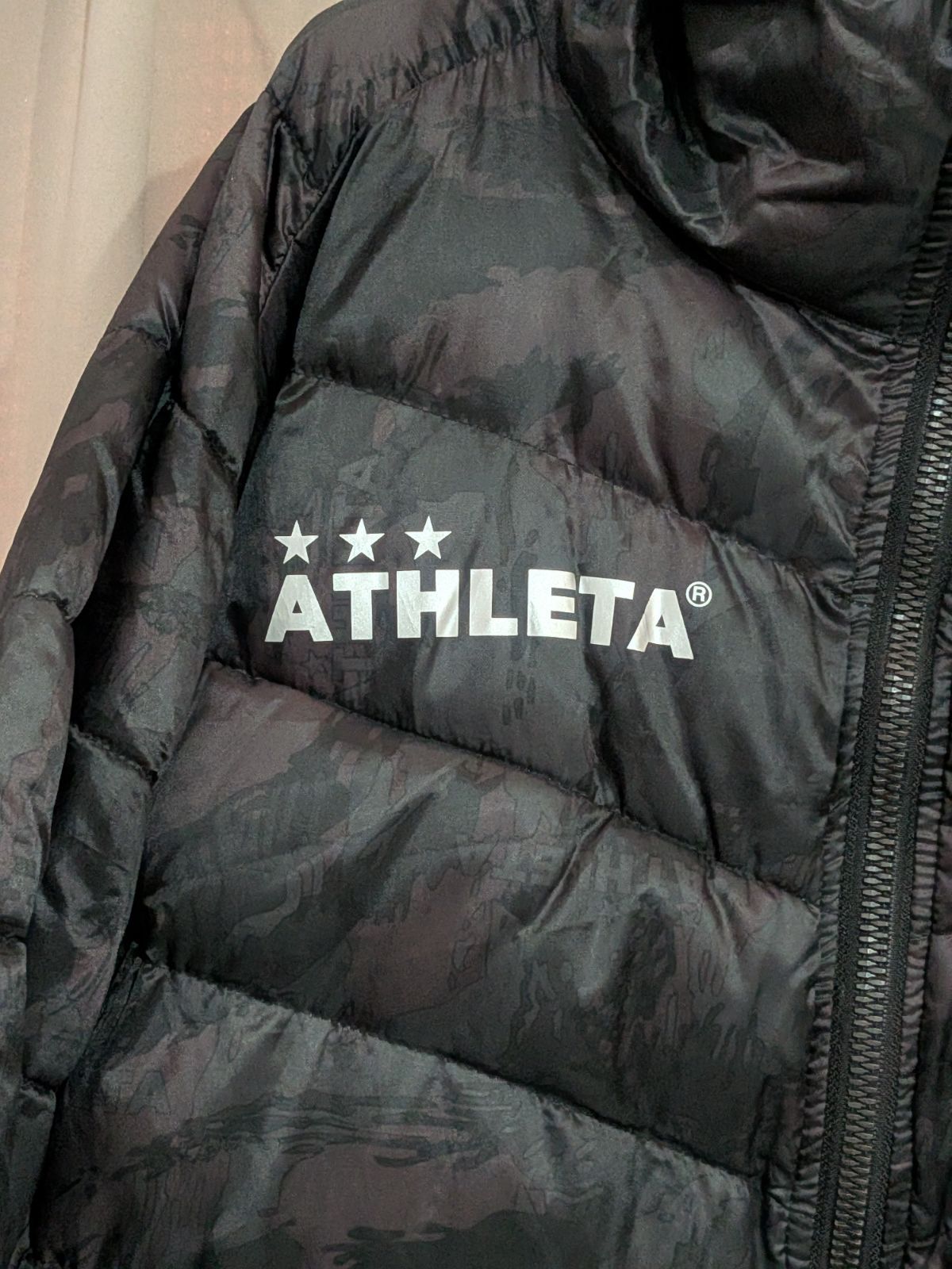 アスレタ ATHLETA 迷彩 カモフラージュ 中綿 ベンチコート M 【公式通販】