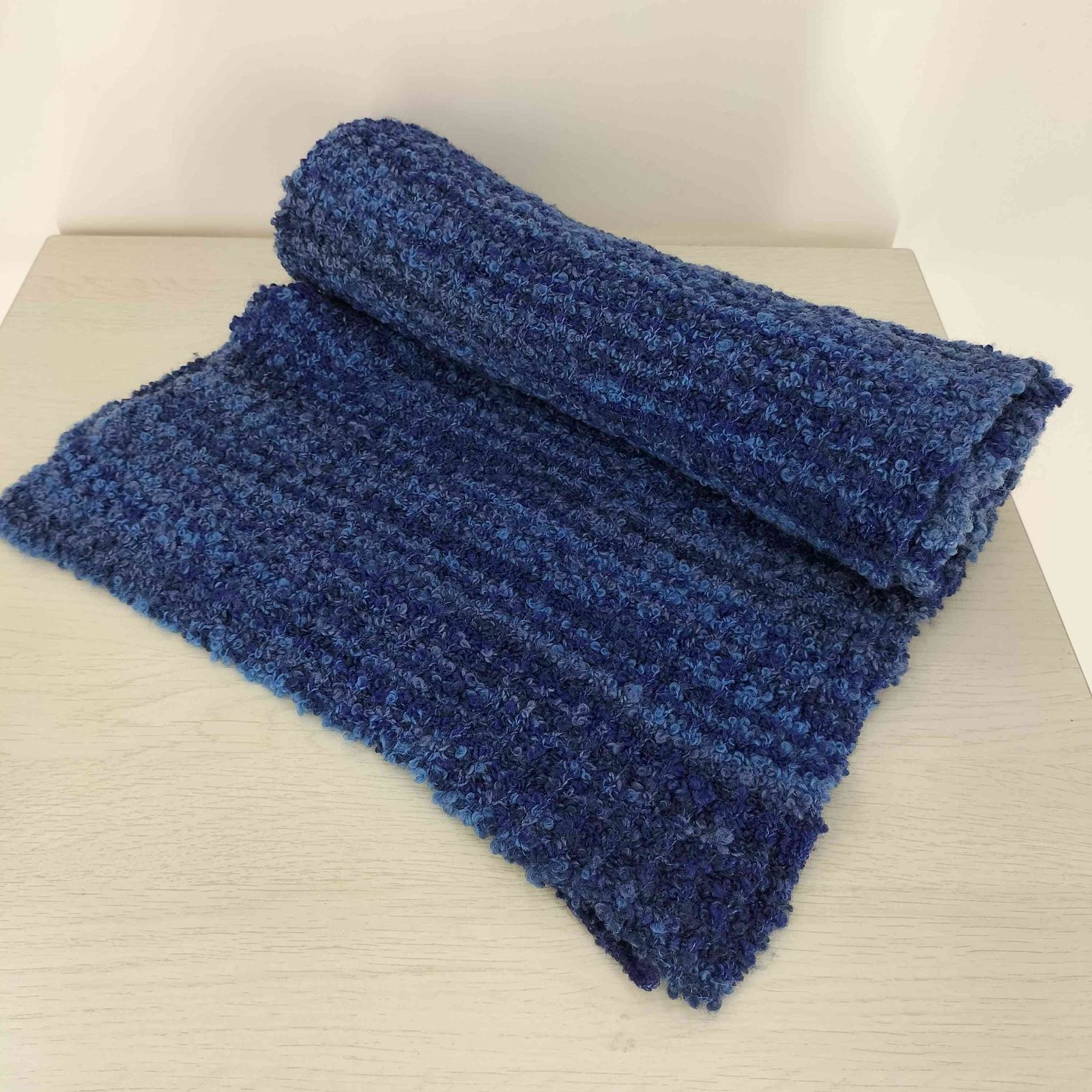 ISSEY MIYAKE 青 マフラー グローブ イッセイミヤケ ISSEY MIYAKE 70S オールスタイルタグ マルチパターン