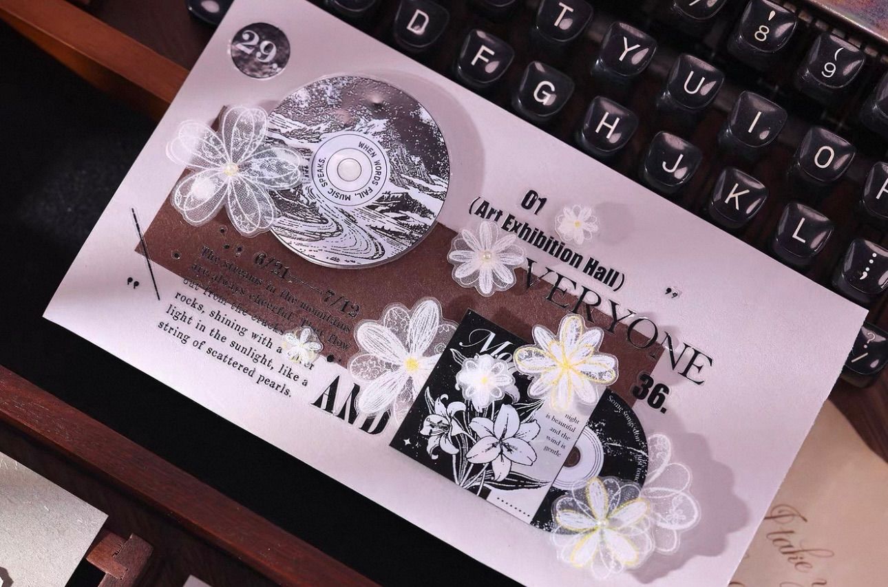 PET 回响 ダイカット加工 6cm×6m 200cm/loop 海外マスキングテープ