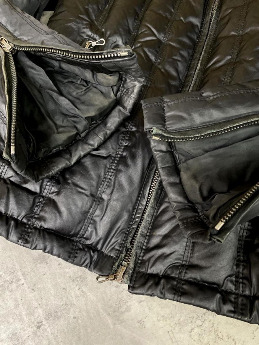 SHELLAC シェラック レザー アウター size46 SHELLAC 「SHELLAC」 レザーブルゾン 44 ブラック メンズ : ZOZOTOWN