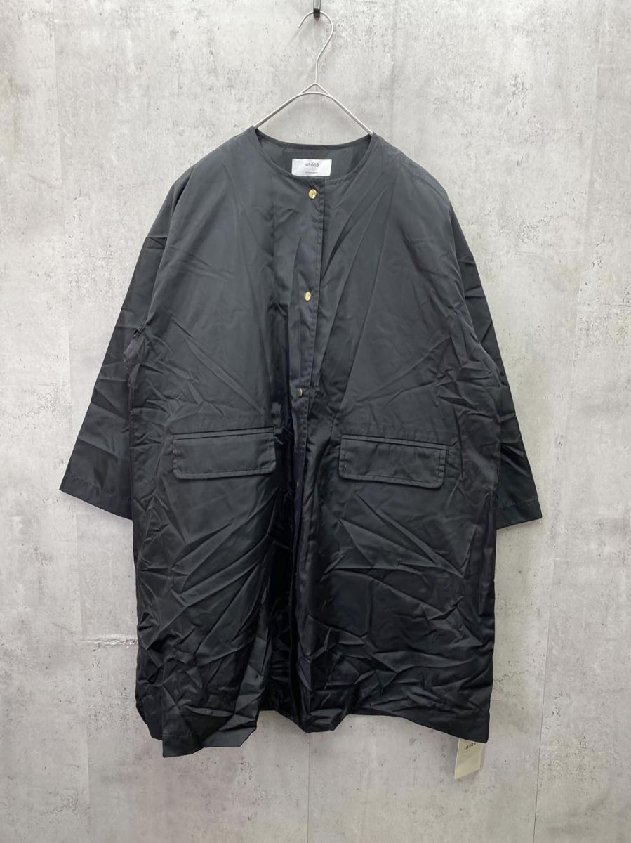 新品 utilite ユティリテ メモリータフタ ライナー付き コート sizeF