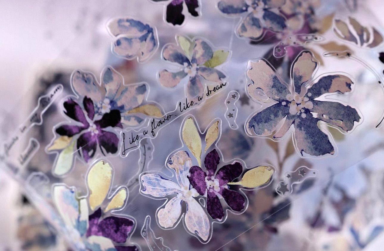 PET 梦 ダイカット加工 4.5cm×6m 100cm/loop 海外マスキングテープ