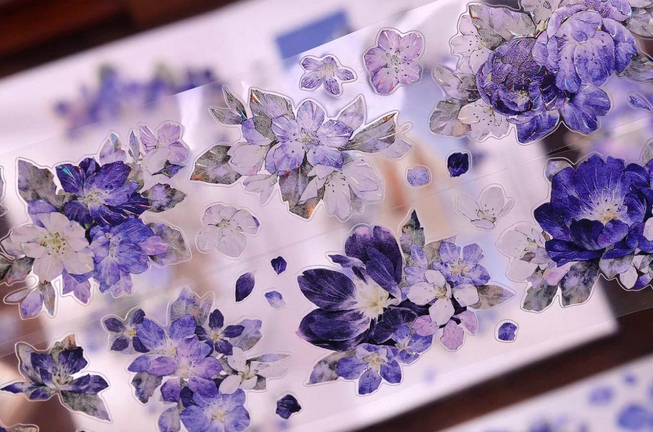 贝壳光 澜屿 ダイカット加工 5.5cm×6m 150cm/loop 海外マスキング