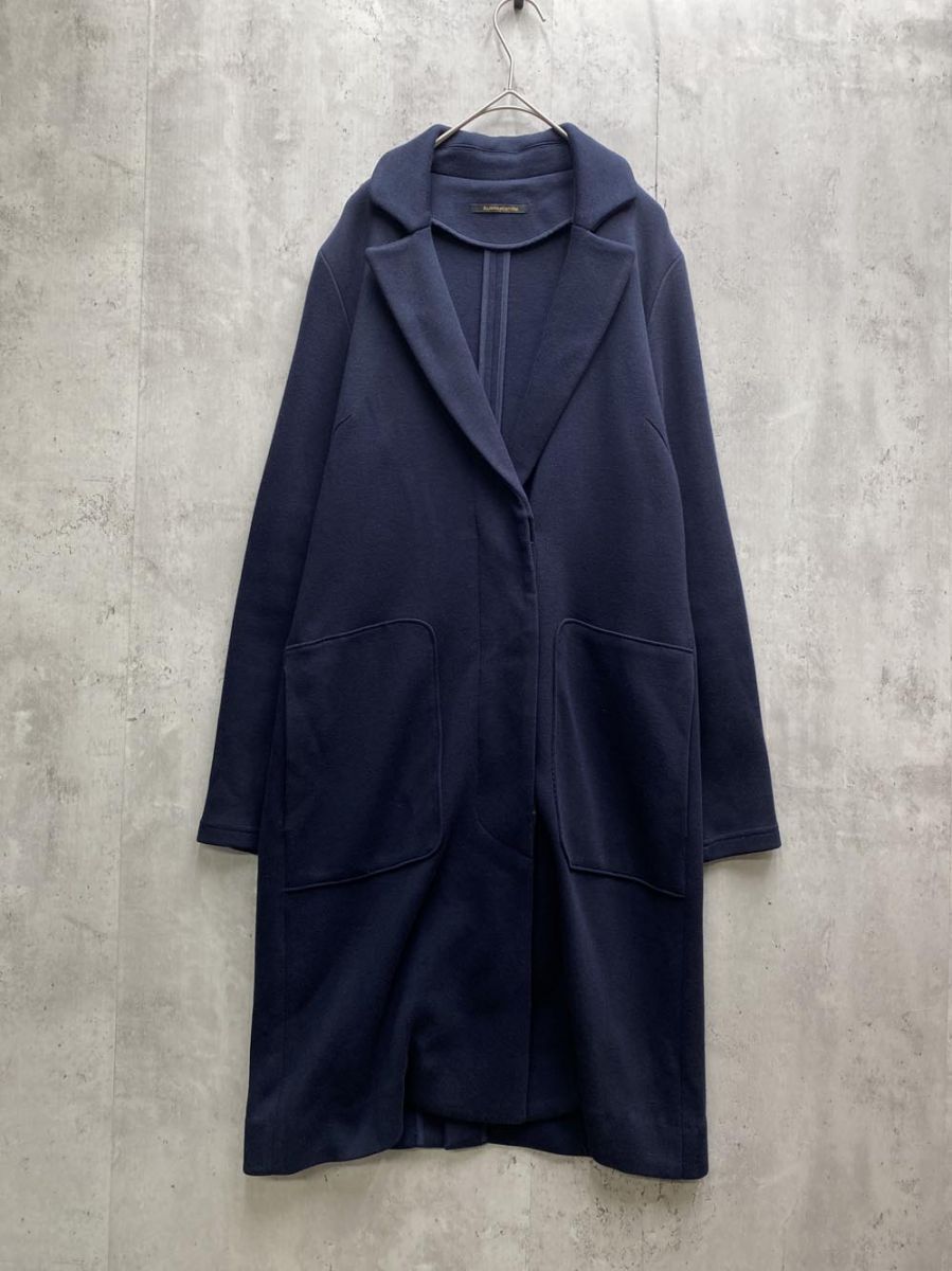 BARNYARDSTORM バンヤードストーム ネイビー チェスター コート size0