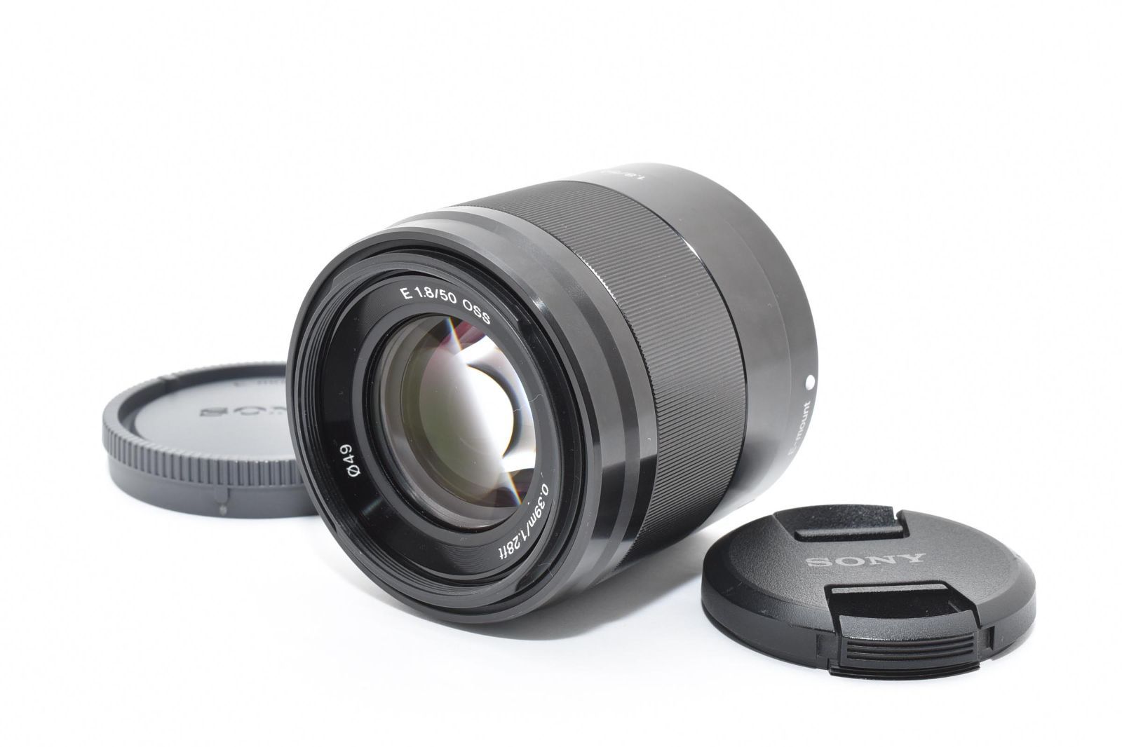 返品保証】☆良品☆ SONY ソニー E 50mm F1.8 OSS SEL50F18 ブラック