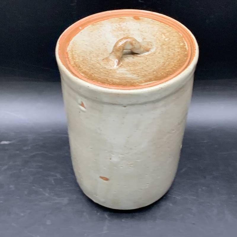 S390 茶道具 水指 共箱 木箱 水差し 水指 陶器 銘あり 在銘 作家もの