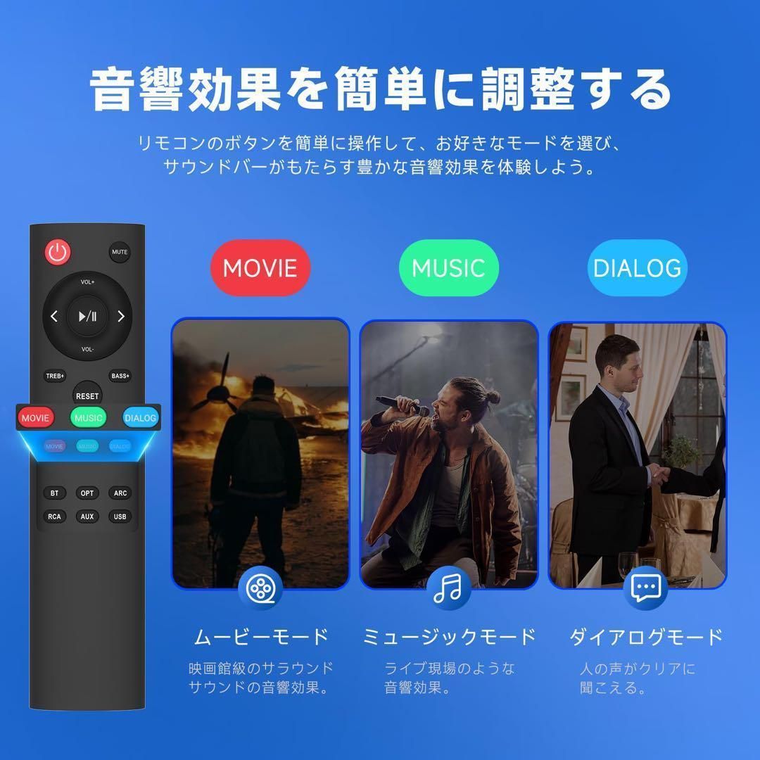 即日・翌日発送❣️ 1659m テレビサウンドバー Bluetoothスピーカー PC 
