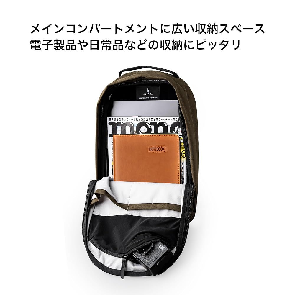 ALPAKA] Metro Backpack 12L 小型バックパック 小型リュック 14インチ 
