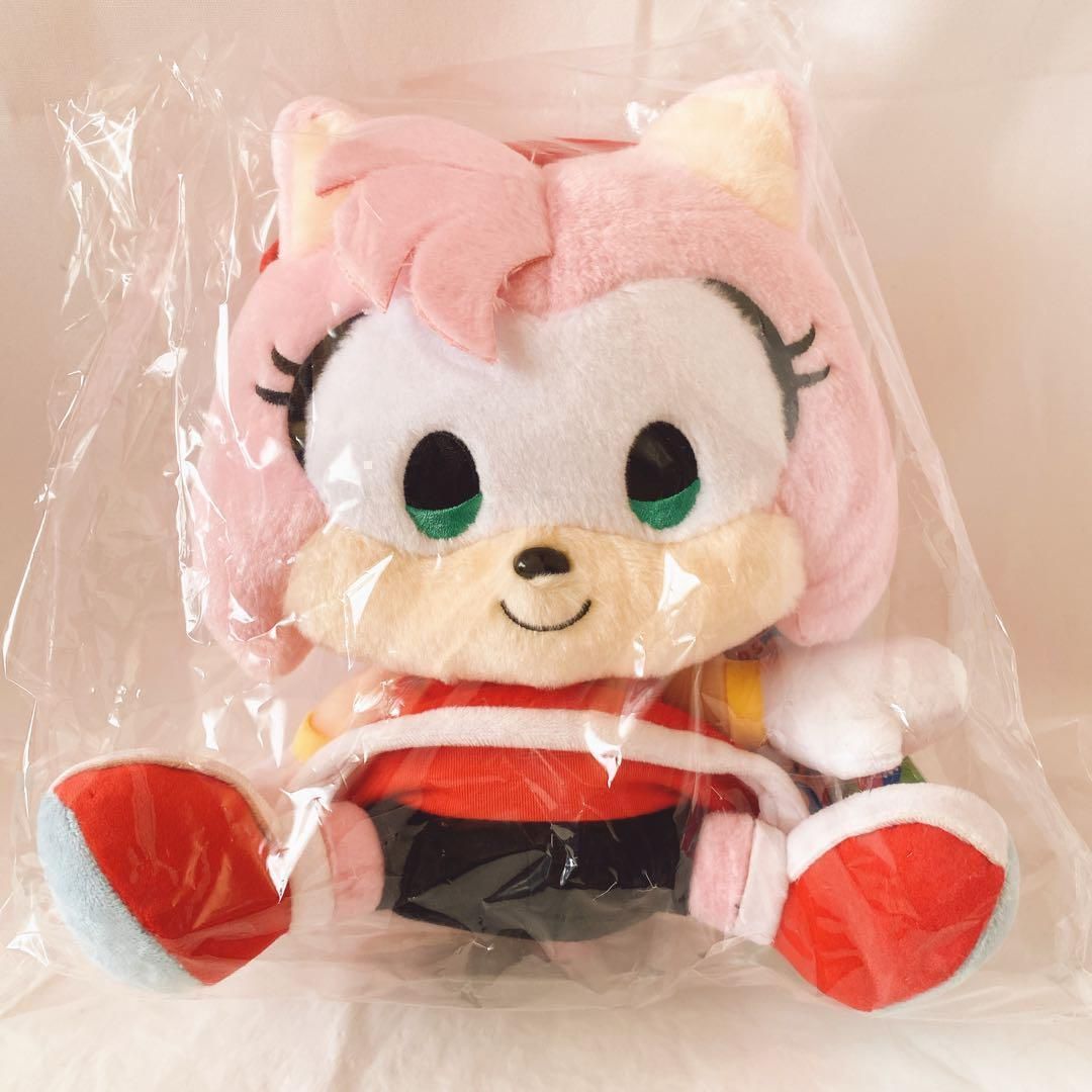 日本限定 SONIC＆FRIENDS ぬいぐるみM ソニック テイルス エミー