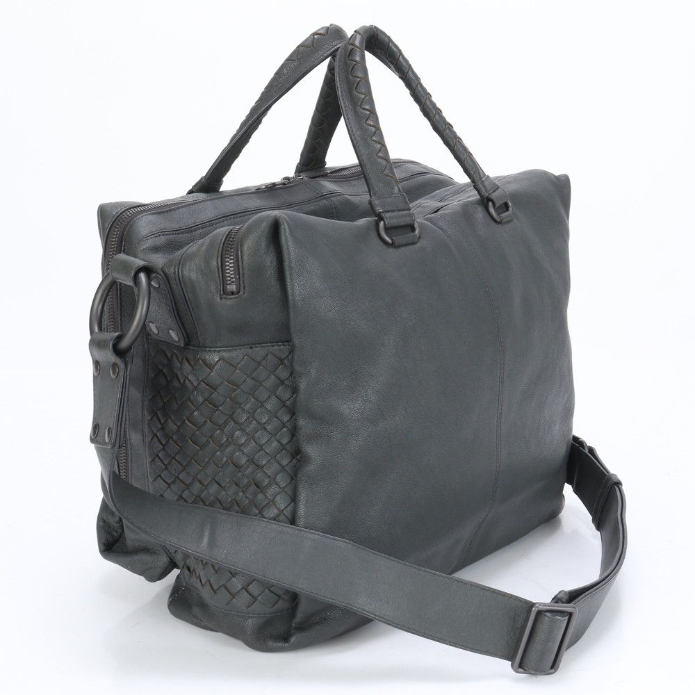 美品 ボッテガヴェネタ イントレチャート 編みこみ レザー 2WAY