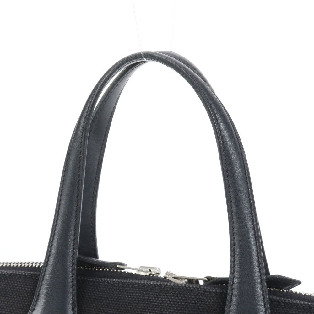 m*o様 エルメス　HERMÉS サックイブーPMブラック　キャンバスレザー mo-241124-7-1w.jpg