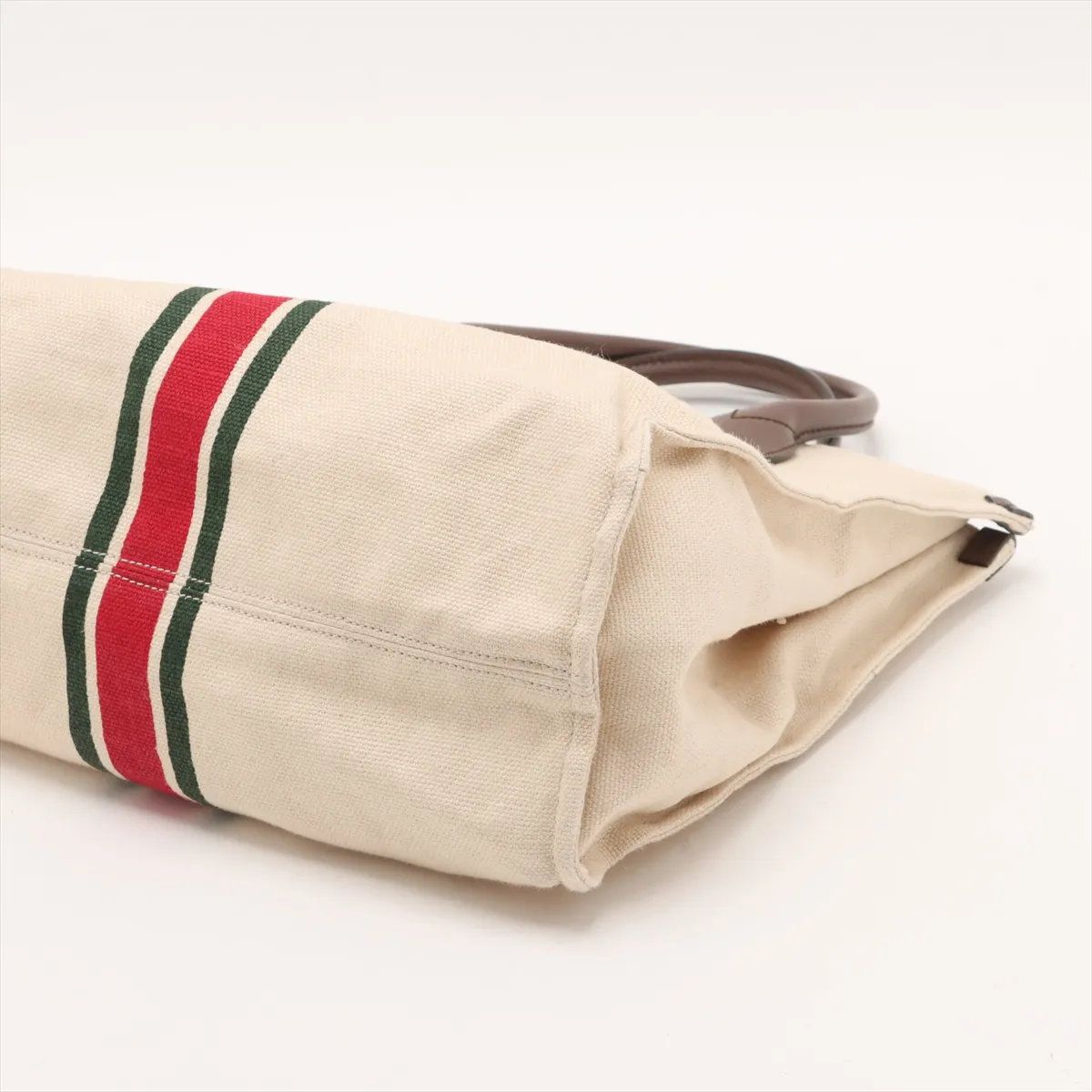 極美品 グッチ シェリー ライン フォールダブル キャンバス 2WAY