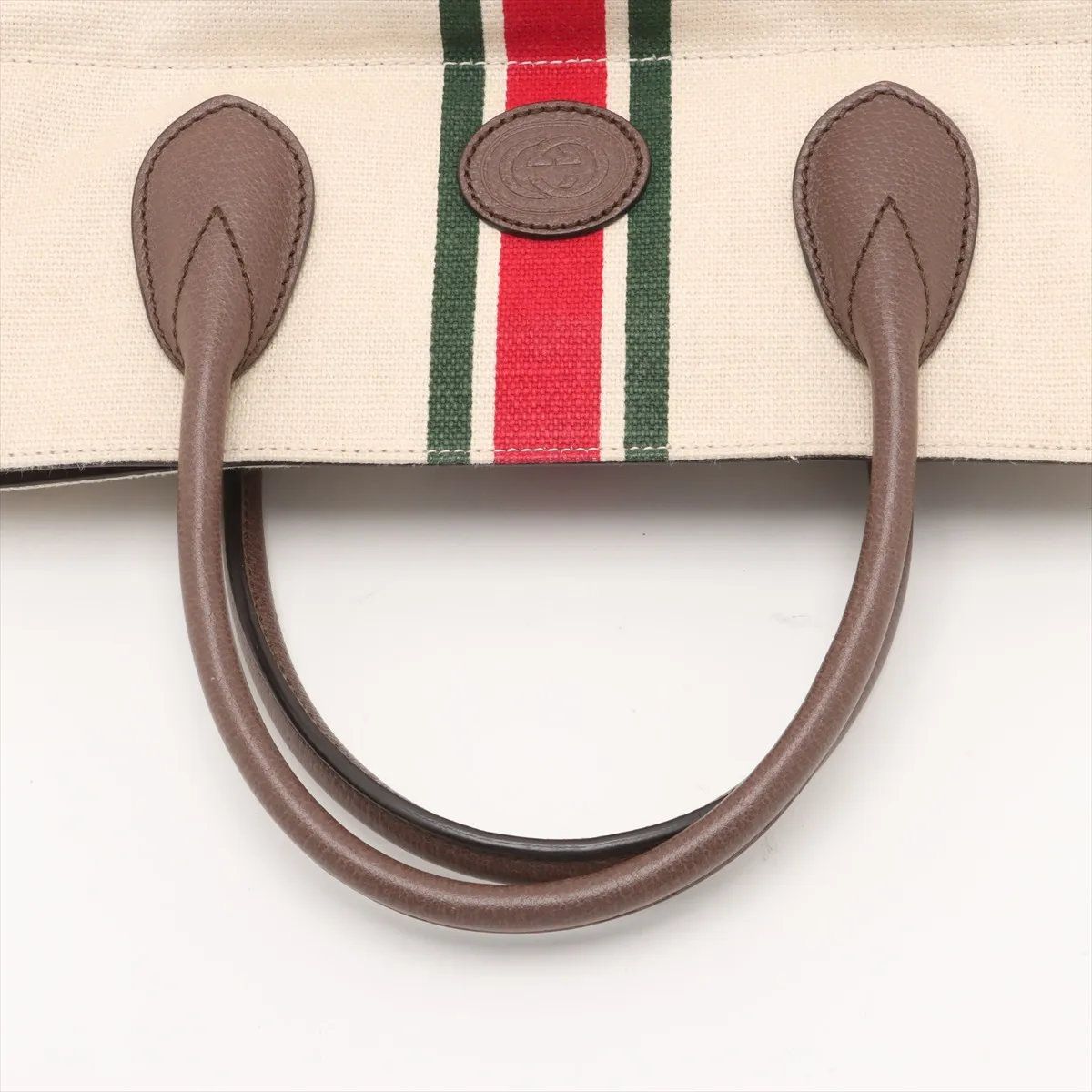 極美品 グッチ シェリー ライン フォールダブル キャンバス 2WAY