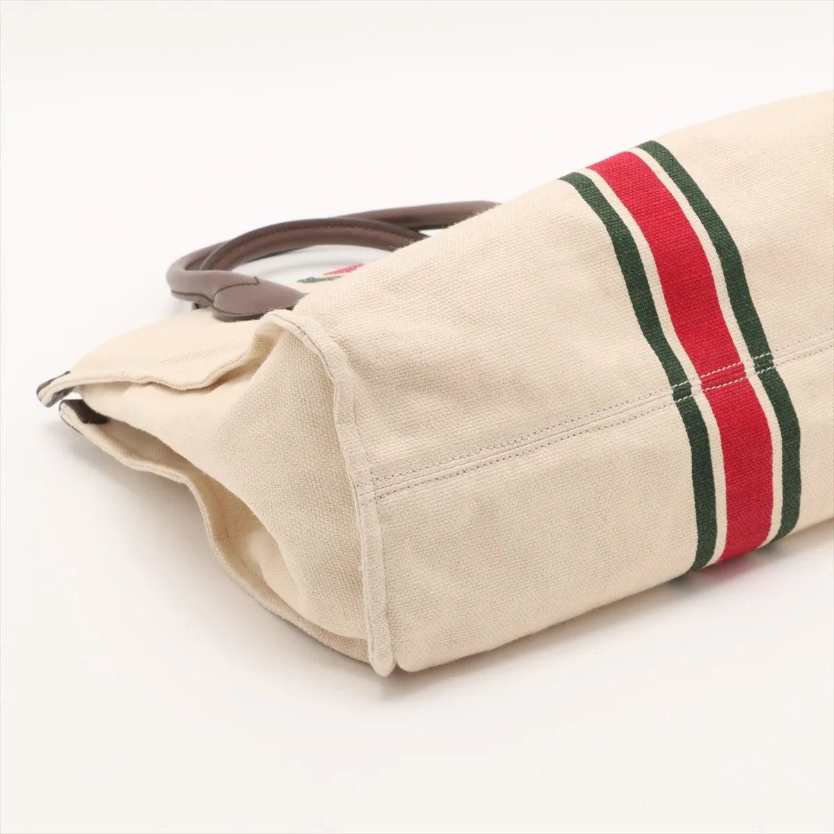 極美品 グッチ シェリー ライン フォールダブル キャンバス 2WAY