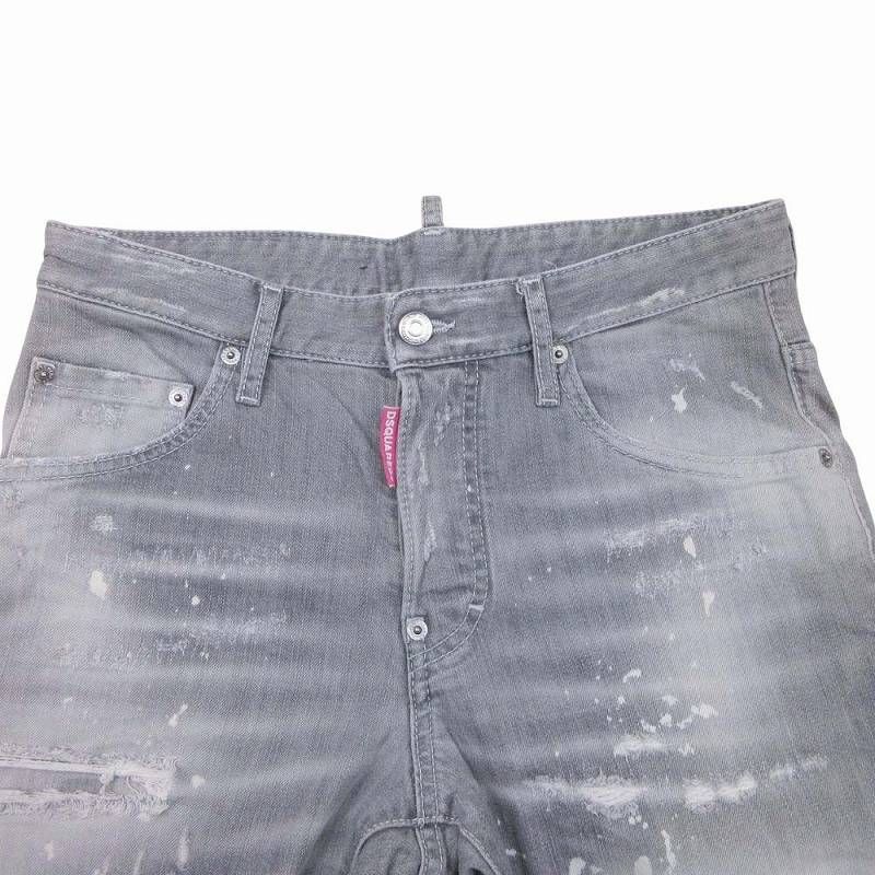 美品 22ss ディースクエアード DSQUARED2 Skater Jean クラッシュ