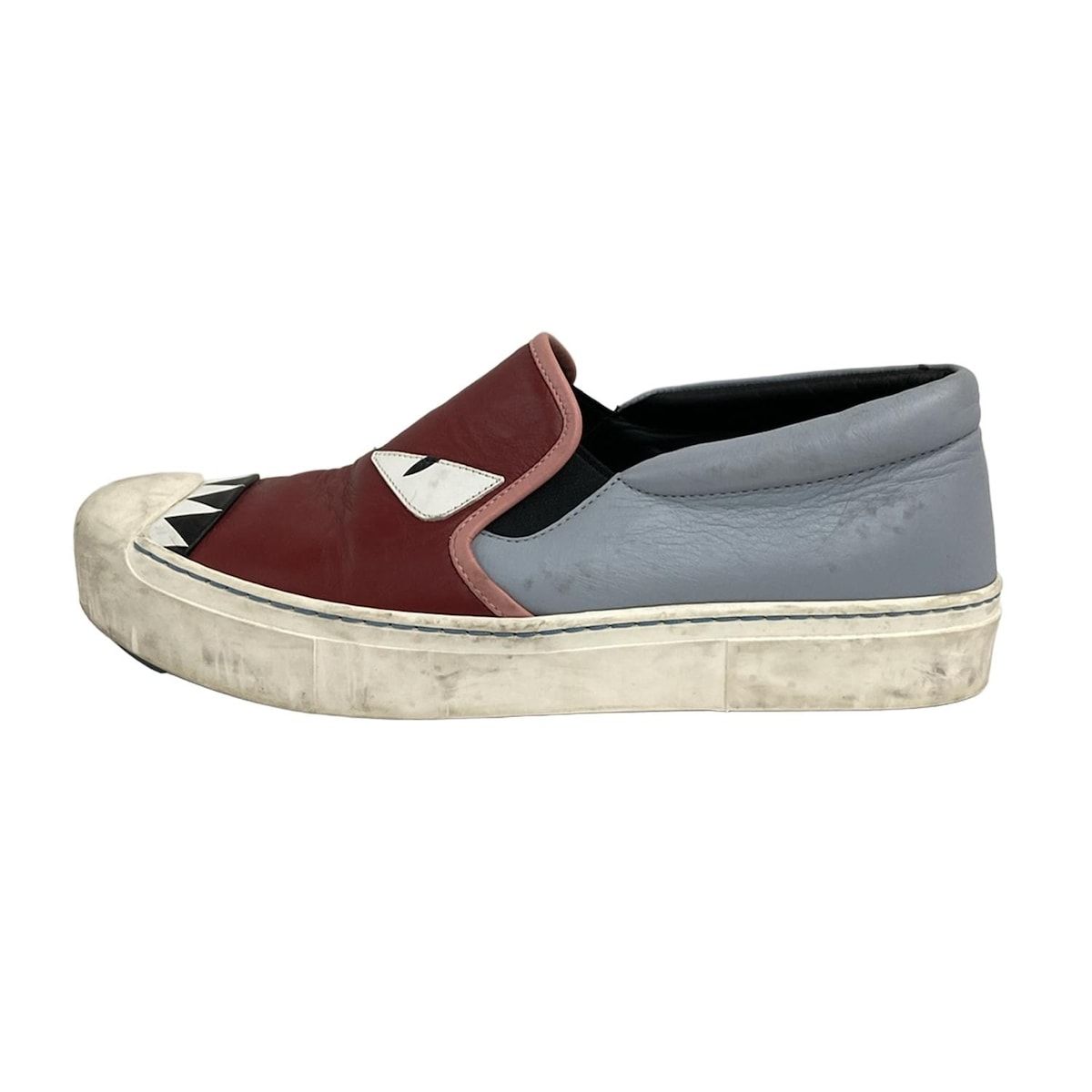 FENDI(フェンディ) スリッポン 37 レディース モンスター 8E5110 白