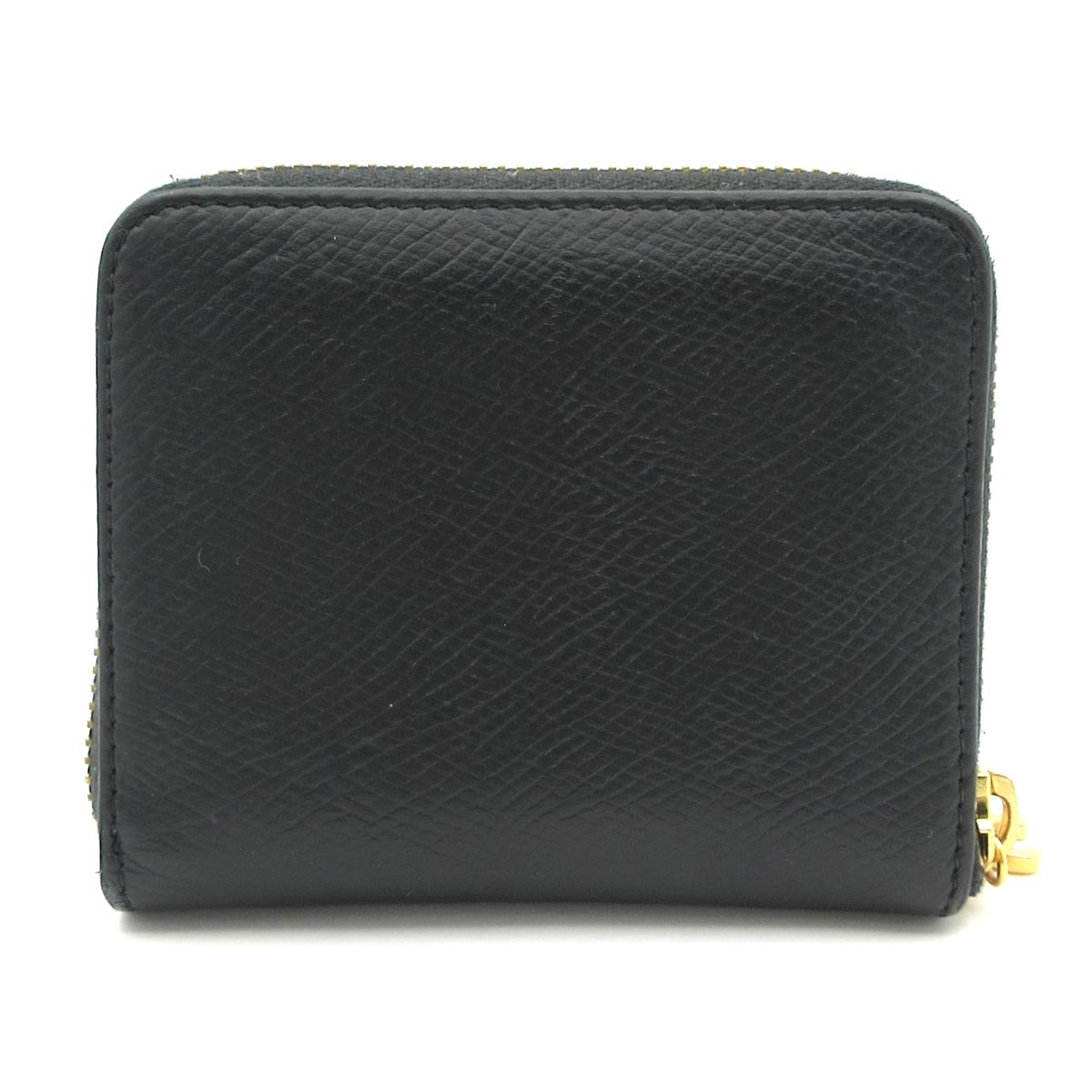 CELINE(セリーヌ) 2つ折り財布 トリオンフ 節約 ジップ ウォレット 黒
