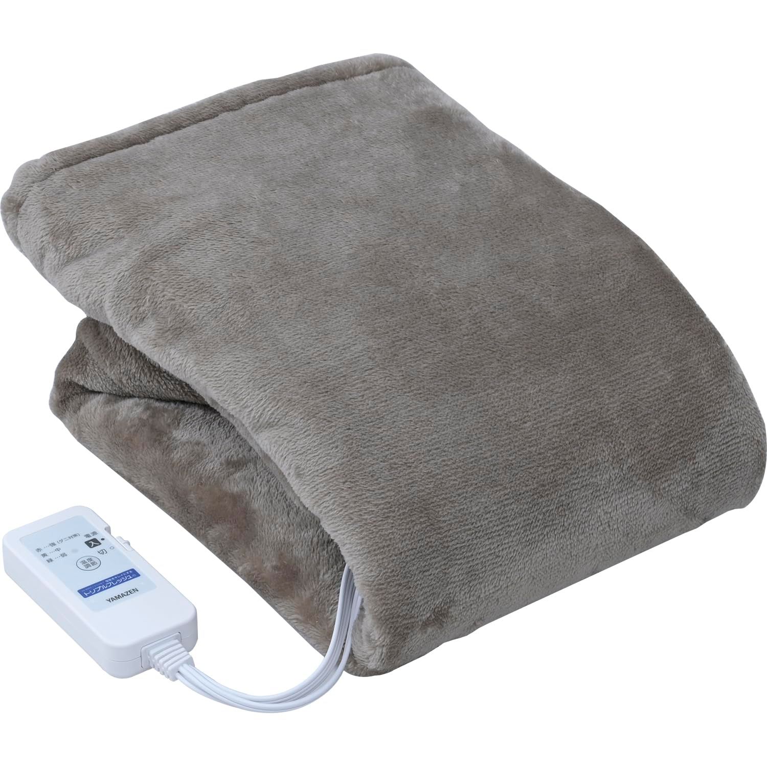 山善] 電気毛布 ひざ掛け 100×70cm 洗える 「足がスッポリ入る」消臭