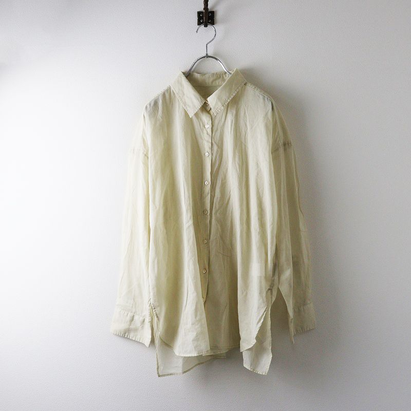 2025SS プラージュ Plage PURE RAMIE SHEER シャツ ｜ベージュ トップス ラミー シアー ブラウス 長袖【2400014699463】 2025SS プラージュ Plage PURE RAMIE SHEER シャツ ｜ベージュ