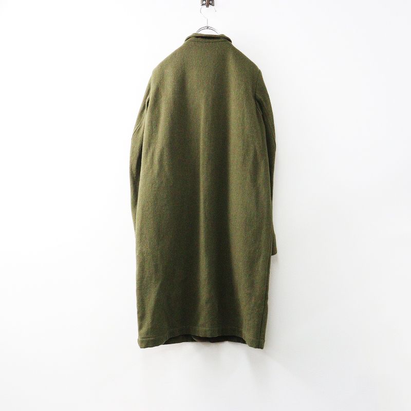 キャピタル KAPITAL ヴィンテージメルトン マーブルコート XS｜カーキ