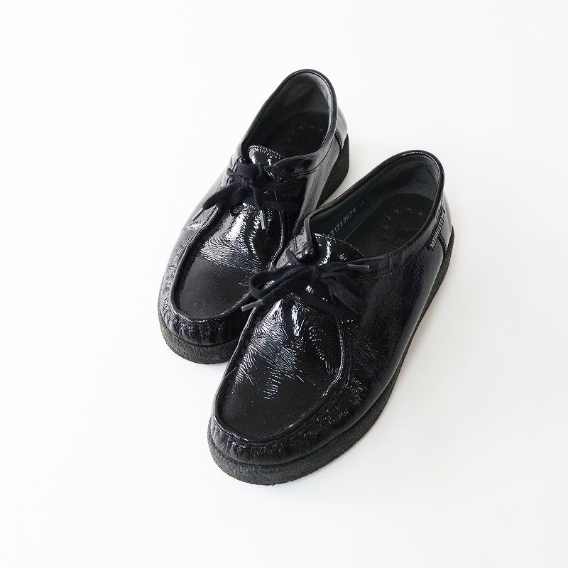 美品 メフィスト MEPHISTO パテントレザー チロリアン シューズ 8