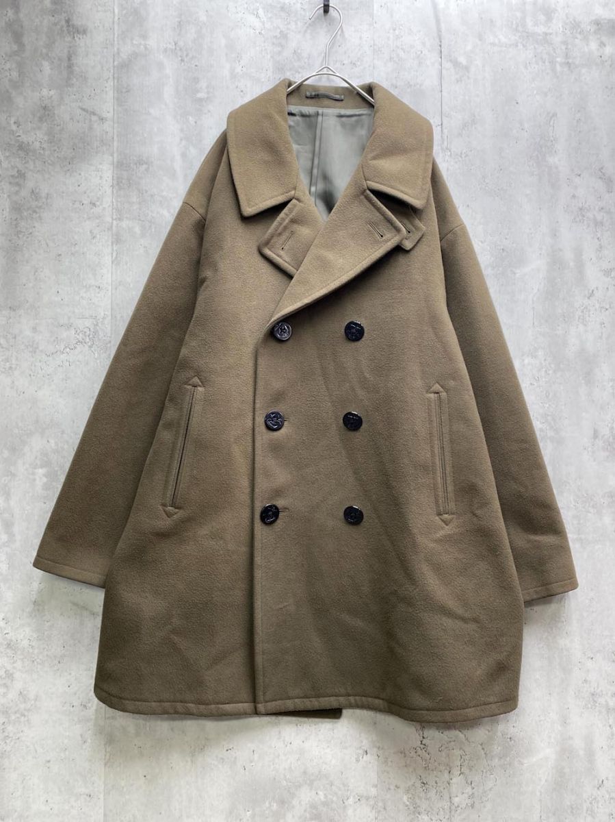 BEAMS ビームス フリース イージー ピーコート sizeS/オリーブ