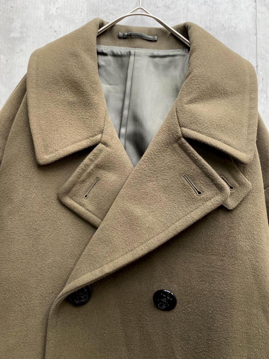 BEAMS ビームス フリース イージー ピーコート sizeS/オリーブ