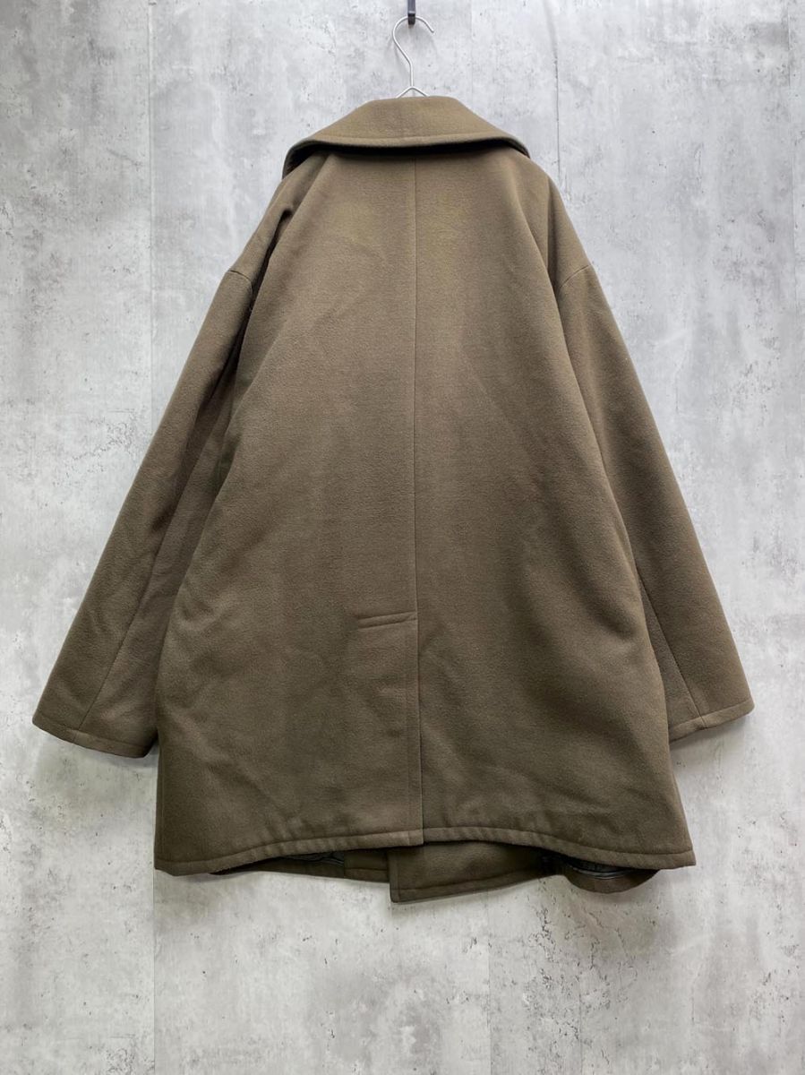 BEAMS ビームス フリース イージー ピーコート sizeS/オリーブ