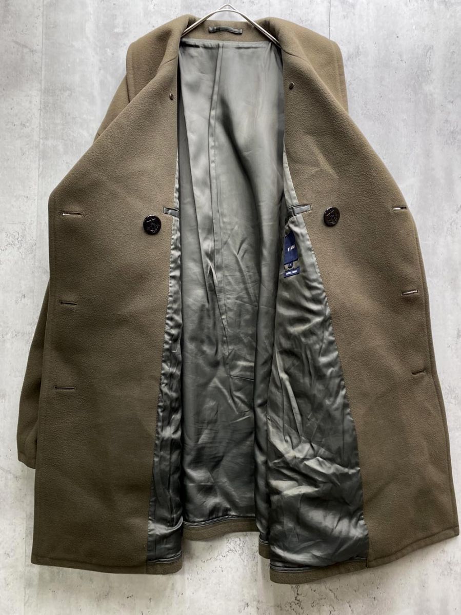 BEAMS ビームス フリース イージー ピーコート sizeS/オリーブ