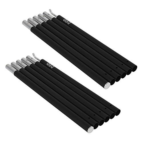 DOD ビッグタープポール ブラック 2セット ディーオーディー 美品 DODのタープポールはどれを買えばいいの？「ビッグタープポール」と2本