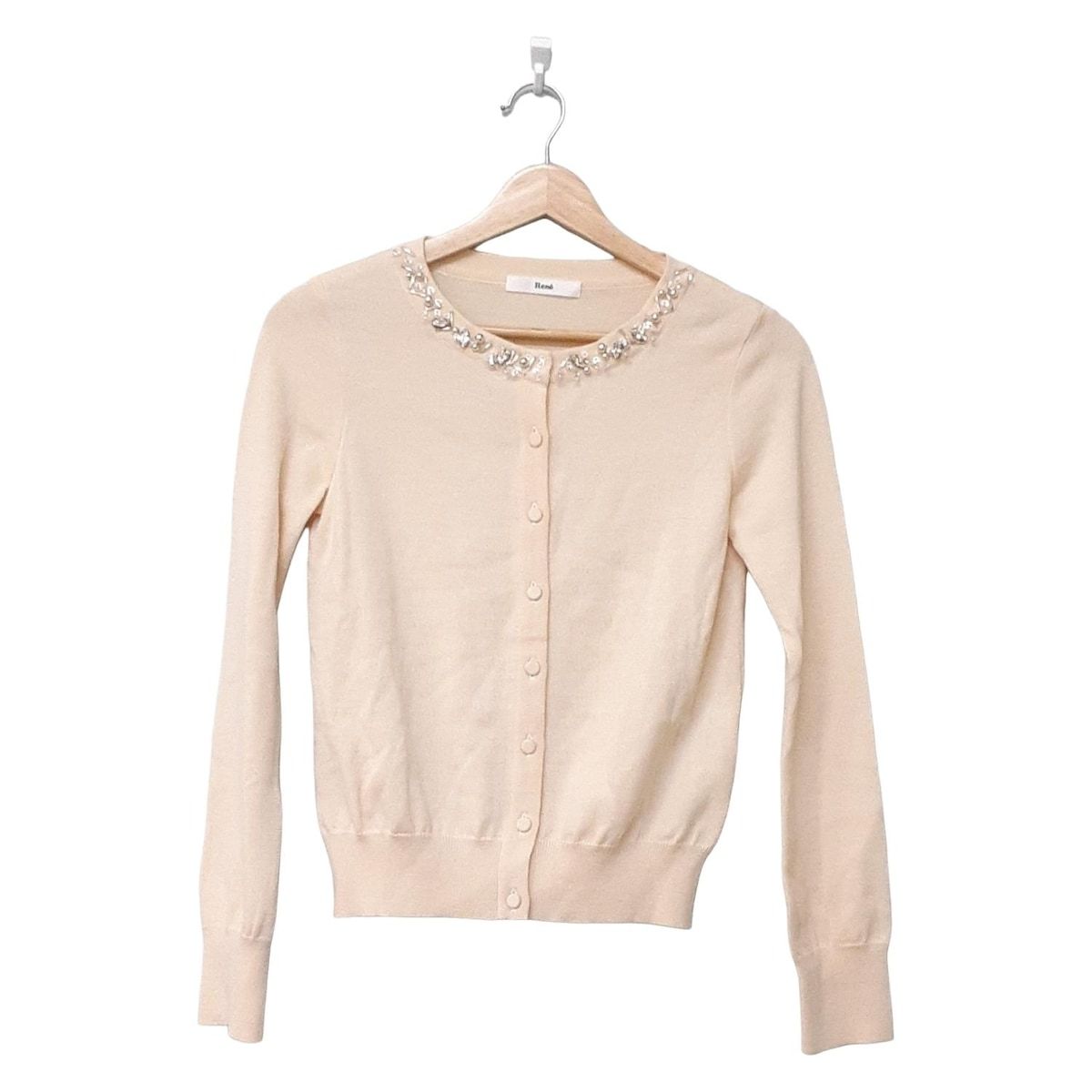 Rene(ルネ) カーディガン サイズ34 S レディース美品 - アイボリー