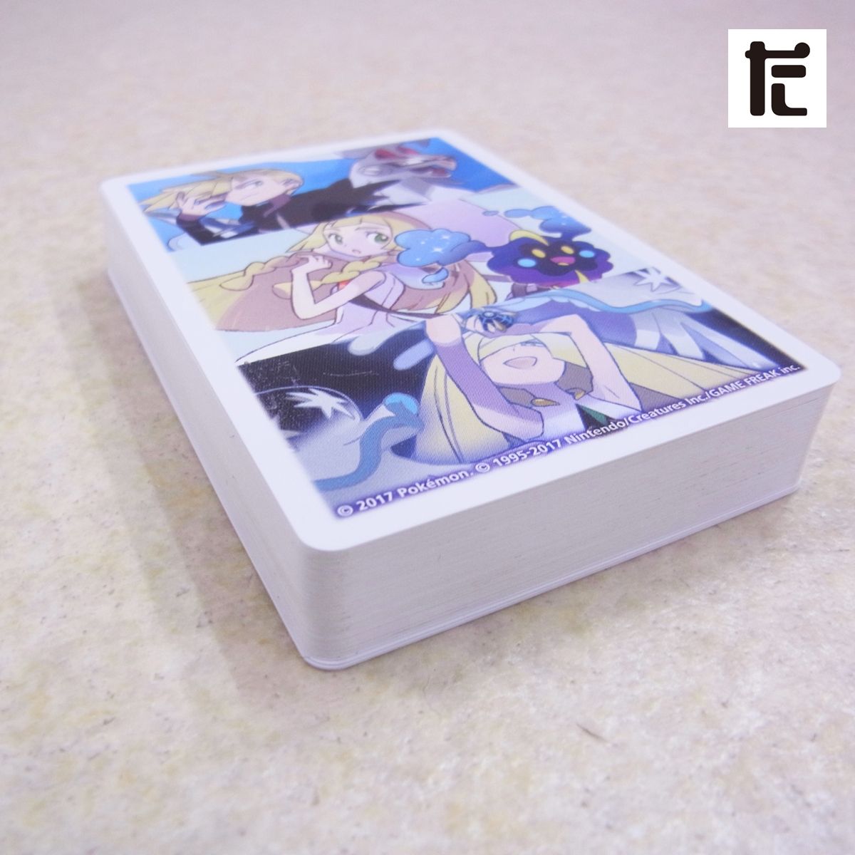 ポケモンセンター 限定 トランプ リーリエ＆グラジオ＆ルザミーネ