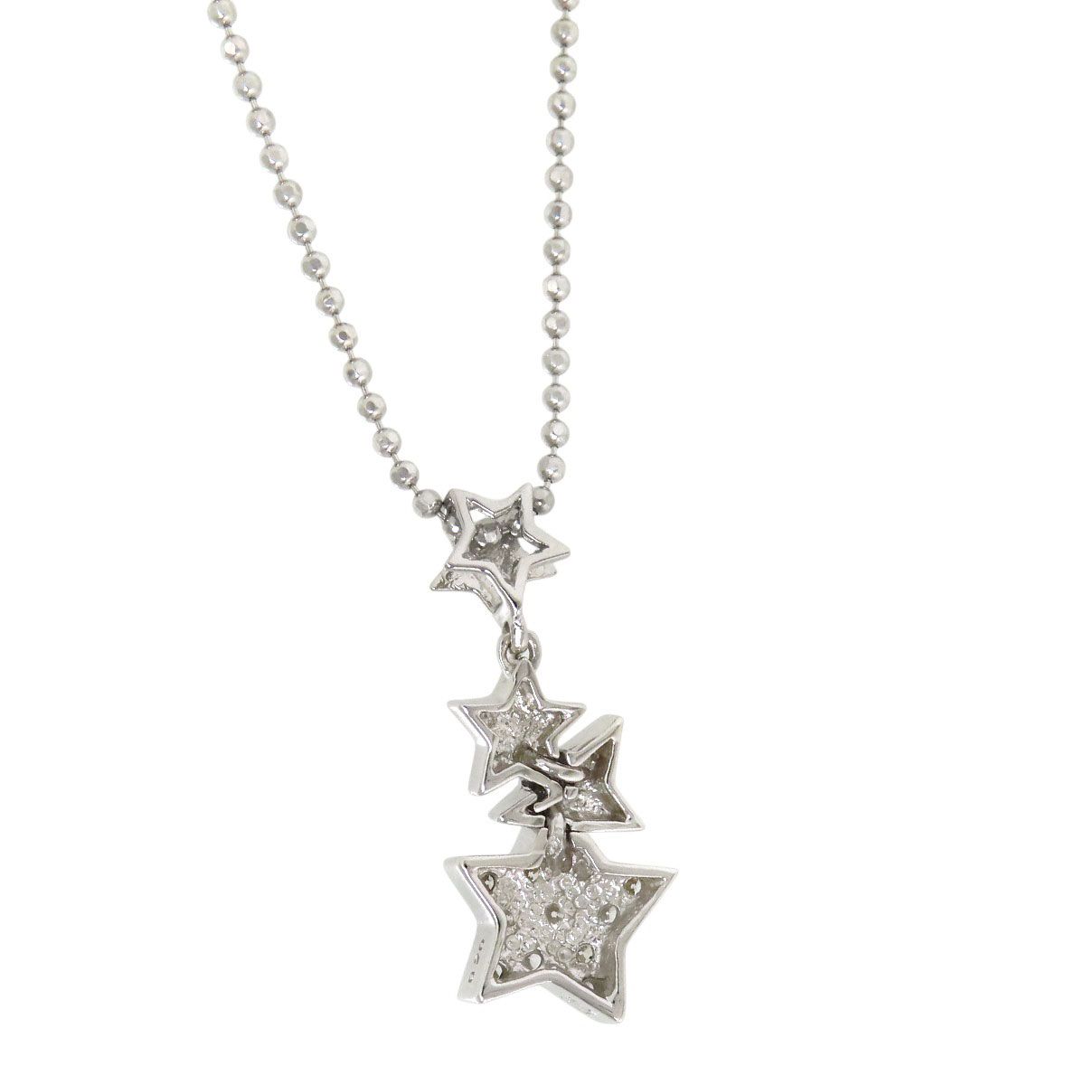 希少 美品 Golden dew K18 ダイヤ POLARIS 3点セット ゴールデンデュー ダイヤモンド ポラリス ネックレス K18 750 (K18WG