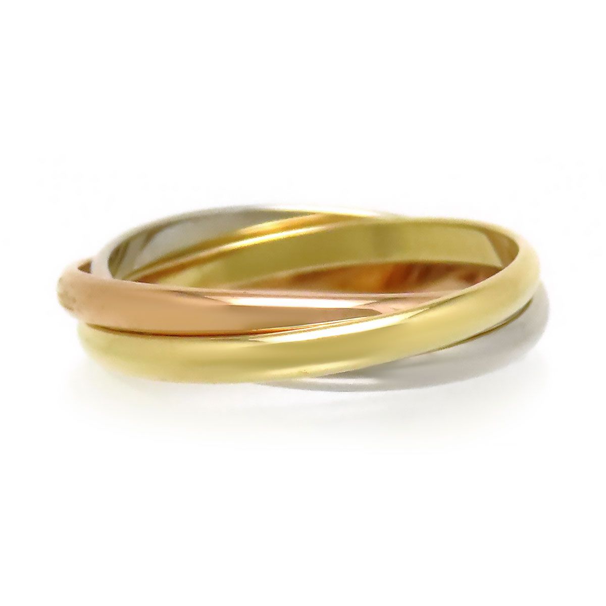 カルティエ トリニティ リング XS #51 750 (K18YG K18WG K18PG