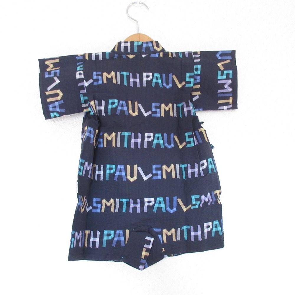 未使用 Paul Smith Baby ポールスミス ベイビー 総柄 甚平 