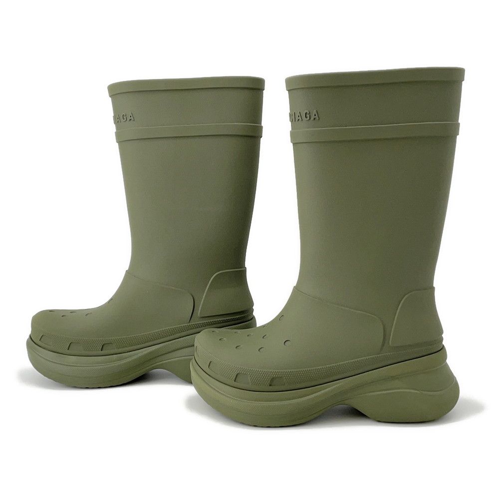 バレンシアガ ブーツ クロックスコラボ クロッグブーツ メンズサイズ44